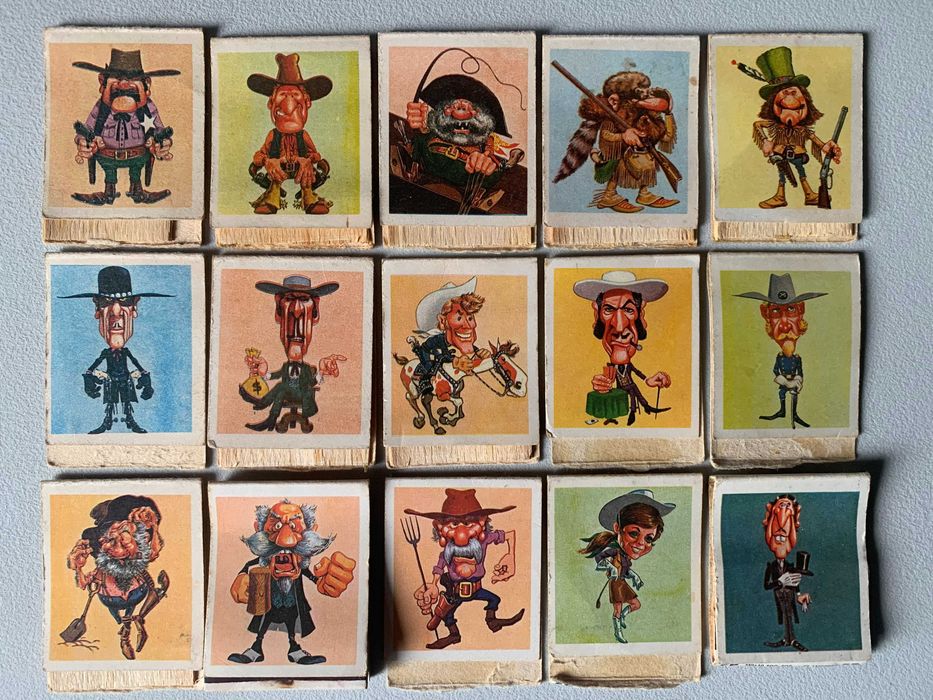 Set of 15 Vintage Matchboxes