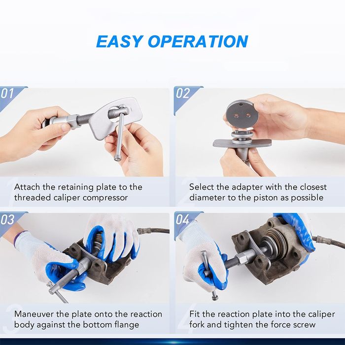 Conjunto de 22 peças de reposição de pistões de travão NOVO