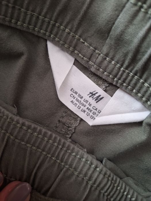 Spodnie joggery hm h&m  r 158