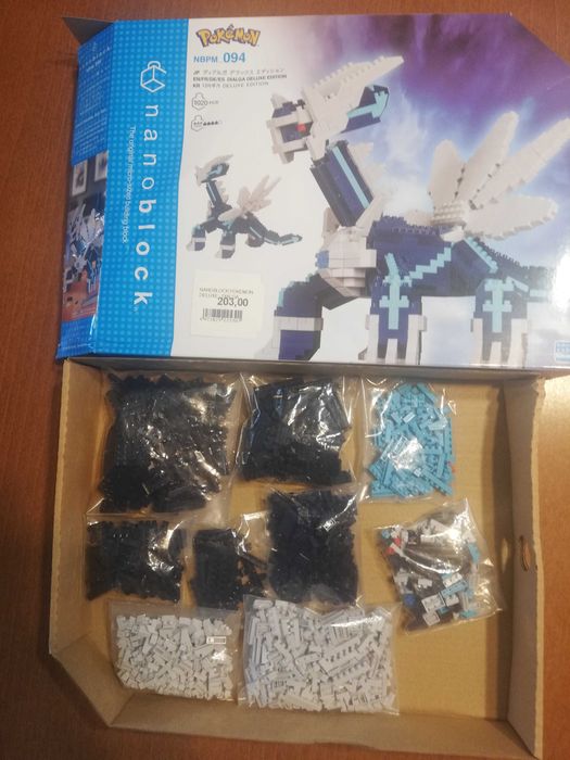 Nanoblock Pokemon Dialga małe klocki