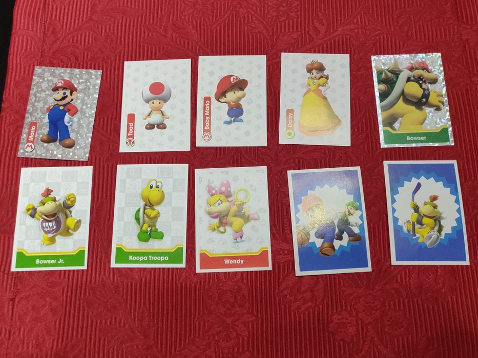 Cromos Super Mário Panini