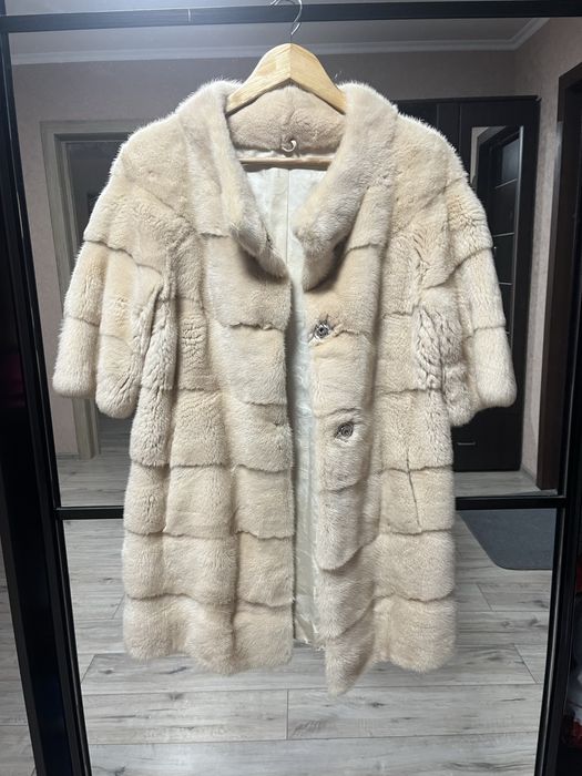 Шуба норкова норка плюшева S