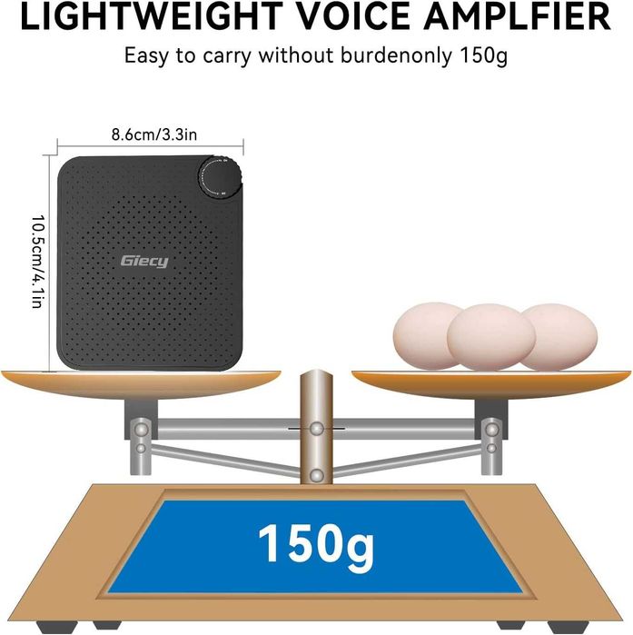 Przenośny wzmacniacz PA z mikrofonem i akumulatorem 15 W