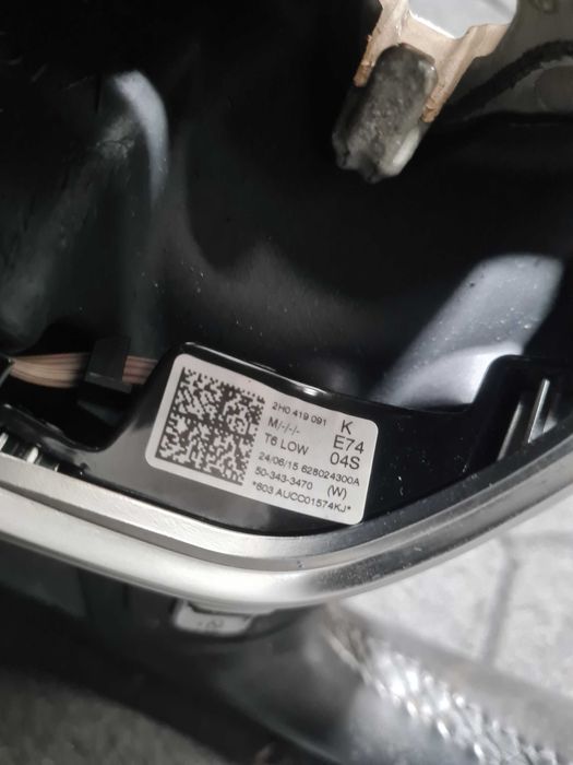 VW Transporter T6 kierownica multifunkcja skóra