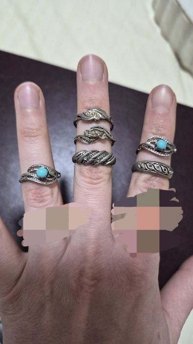 Прикраси, старомодні прикраси, прикраси СССР, браслет, серіжки, кільце