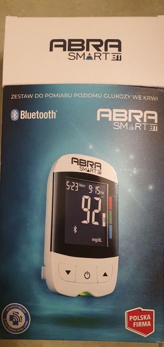 Glukometr abra smart zestaw do pomiaru glukozy