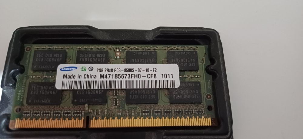 Pamięci Samsung 2x2GB DDR3 PC3 8500S 2Rx8