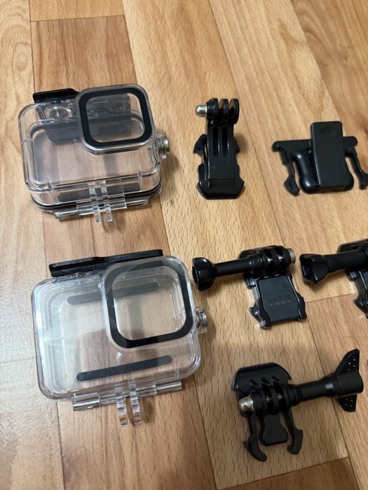 Великий набір аксесуарів для GoPro та екшн-камер + Аквабокси та Рамки