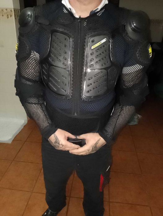 Armaduras proteção enduro motocross btt