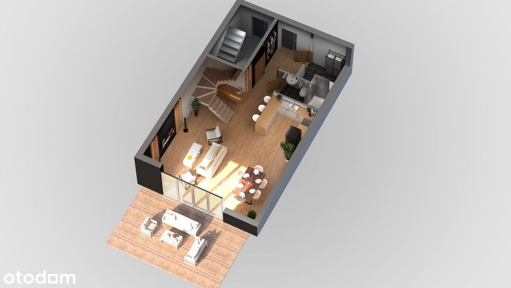 14A - Parter i Piętro , działka 219m2 , klimatyzacja