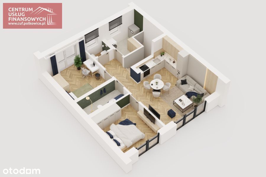 Mieszkanie na sprzedaż, 3 pokoje, 70 m², Polkowice