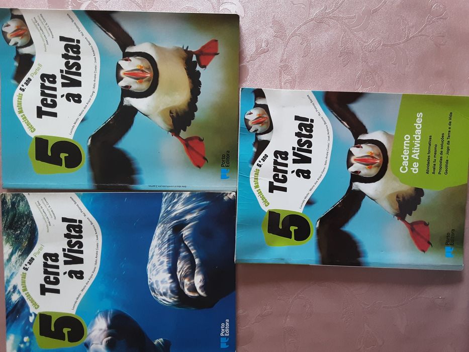 Manual escolar e caderno de atividades-Ciências Naturais 5' ano