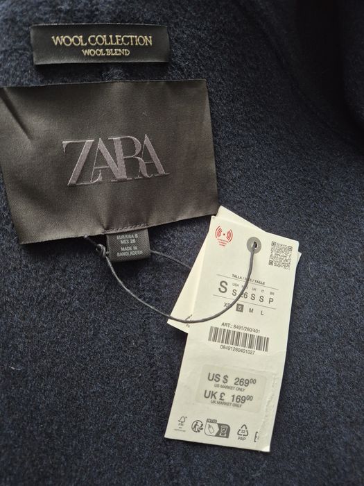 Вовняне пальто ZARA