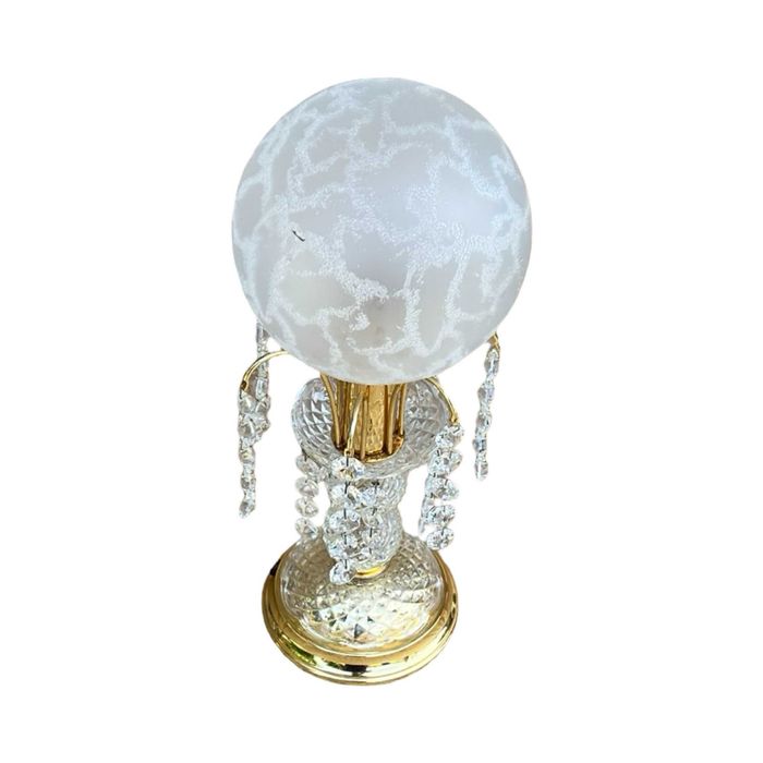 Lampa stołowa, Hollywood Regency, Sölken Leuchten, Niemcy, lata 80.