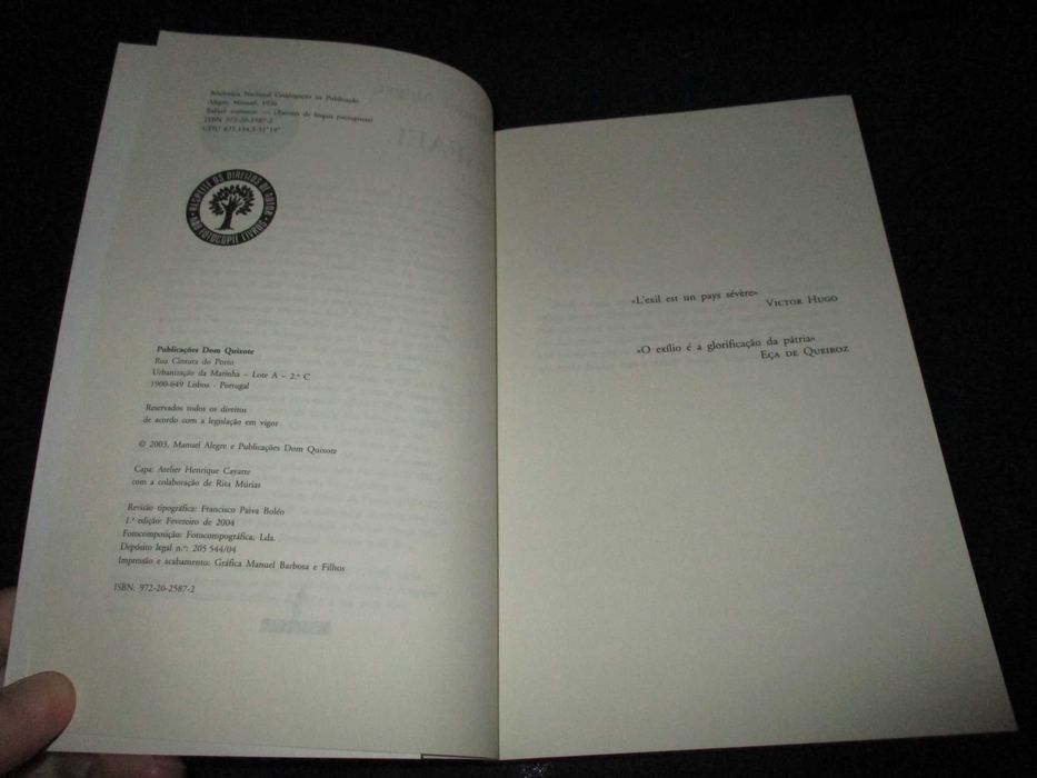 Livro Rafael Manuel Alegre Dom Quixote