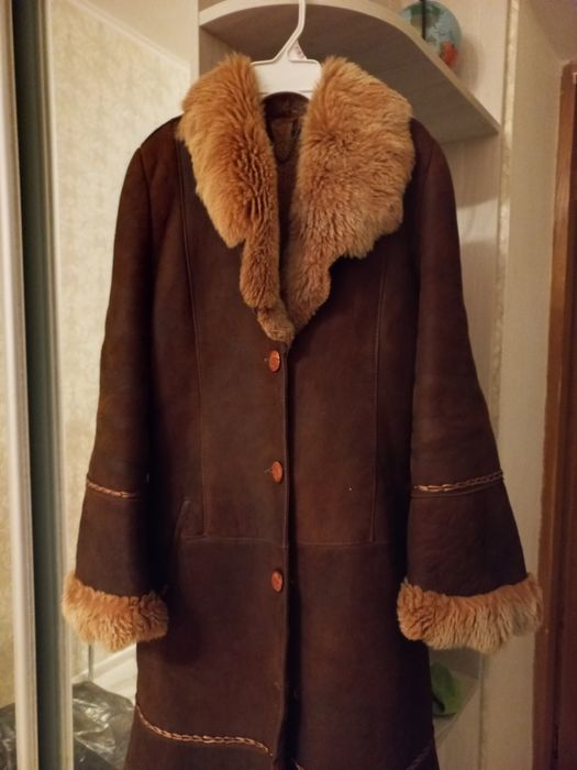 Винтажная дубленка