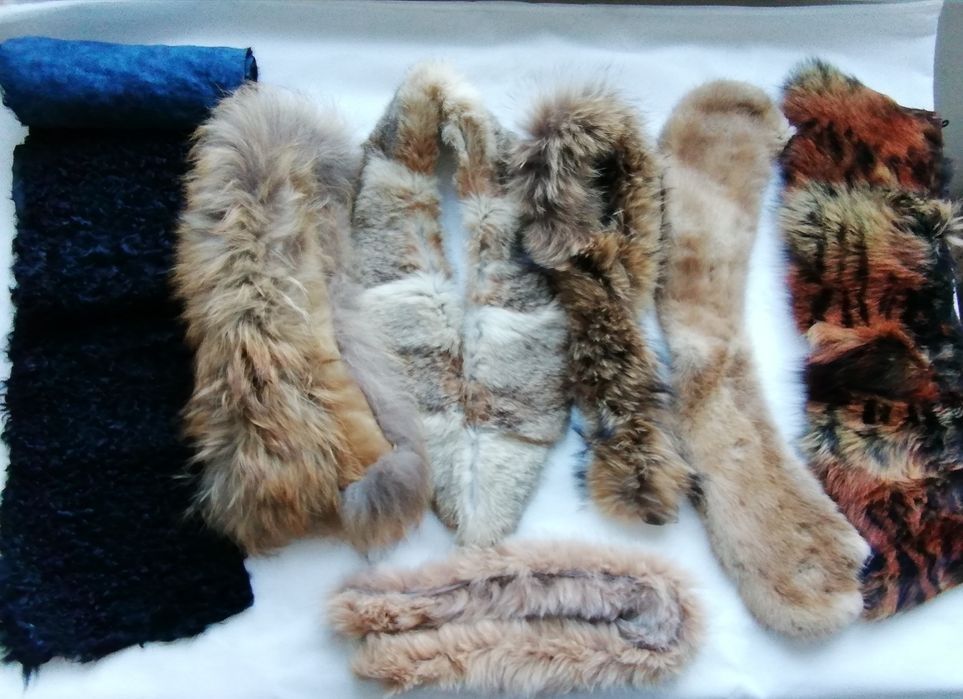 Меховые натуральние отрезы 7 шт.