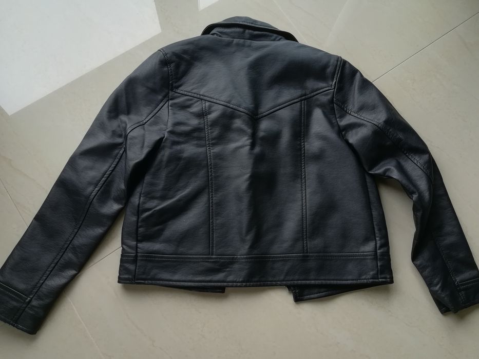 Kurtka dla dziewczynki eko ramoneskę 140  ideał