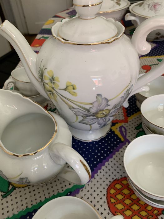 Serviços spal para 12 pessoas de chá e de jantar