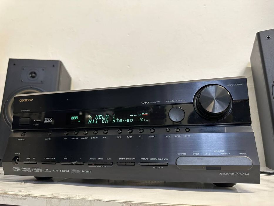 7.1 Amplituner Onkyo TX-SR 706, 7*175 Wat, HDMI, LipSync, Dolby TrueHD