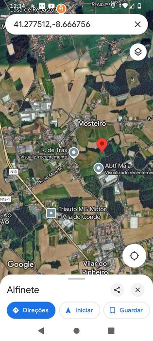 Alugo terreno em Mosteiró