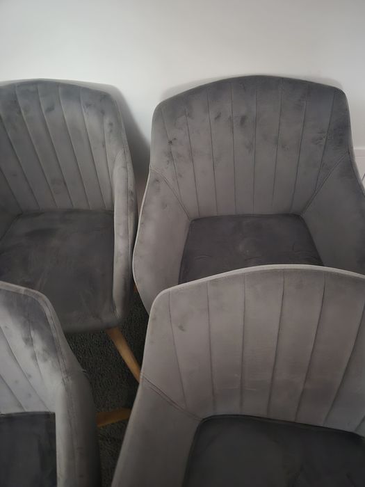 Cadeiras de sala veludo