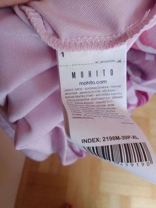 Sukienka midi w kwiaty Mohito XL nowa