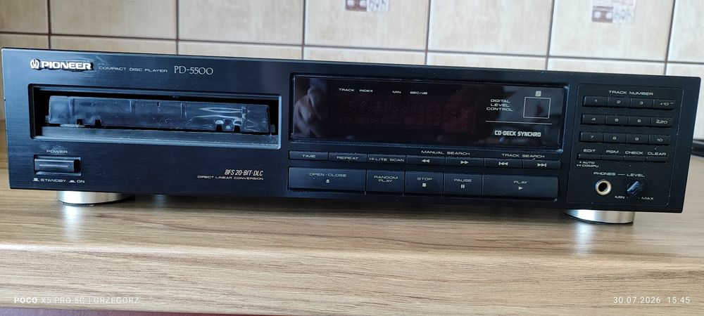 Pioneer PD-5500 uszkodzony tylko na części