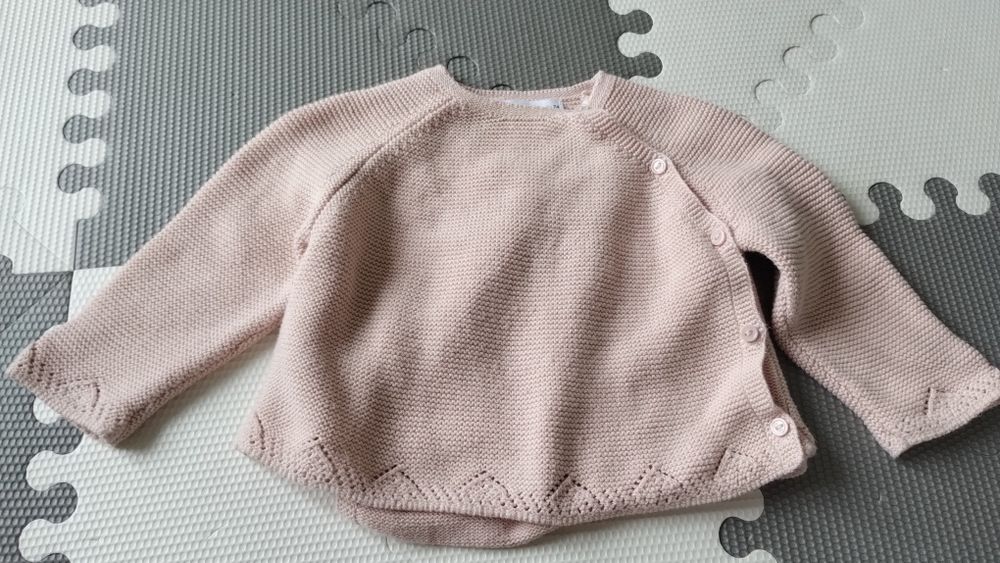 Sweterek niemowlęcy Zara, r. 74