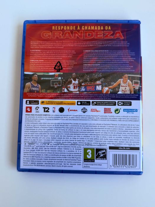 NBA 2K23 PS5 – Novo e Selado / Lacrado