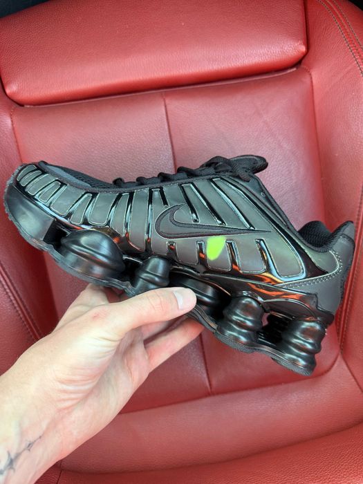 (ОПЛАТА ПІСЛЯ ОГЛЯДУ)Nike Shox TL Black Thermoreactive Green Найк Шокс ТЛ Чорні термоактивні зелені