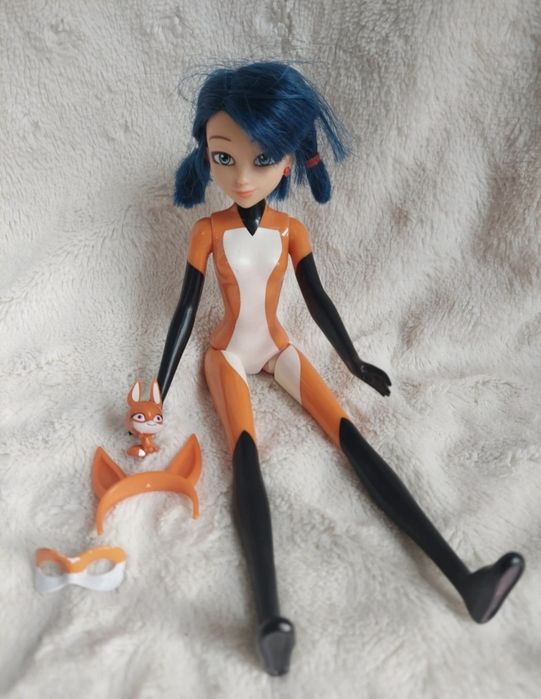 Lalka Miraculous Biedronka Transformacja Marinette Magic - Lis - Ruda