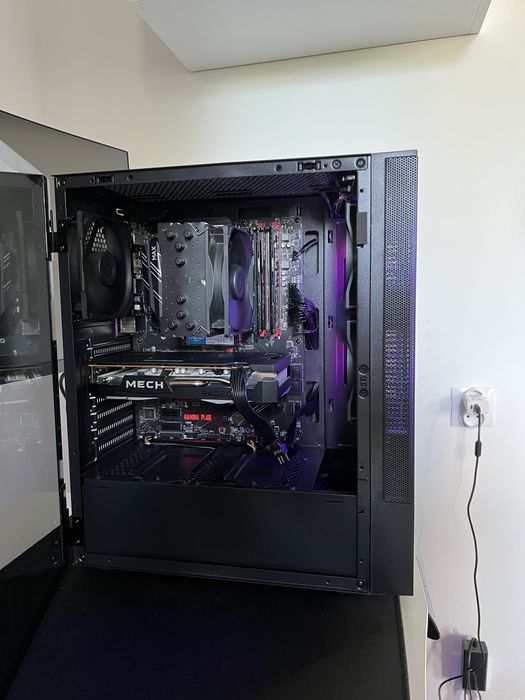 Komputer Gamingowy Ryzen 5 5600 / RX 6600 / 32GB RAM / NVMe