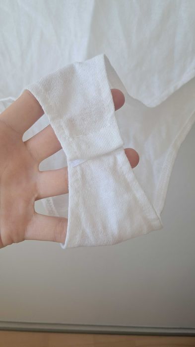 Białe body basic rozmiar XS