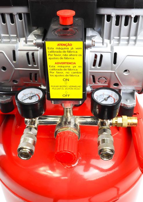 Compressor de Ar Silencioso MADER 50L 1.5 kW 254 L/min 8 Bar LL29