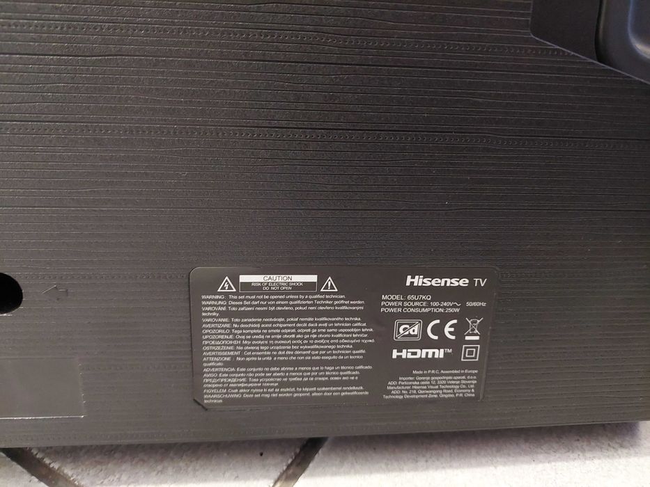 Telewizor Hisense 65U7KQ 65"