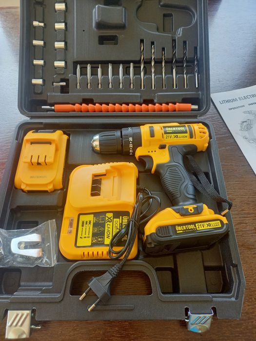 Wkrętarka Niemiecka 21v UBERTOOL 2X AKU 3Ah