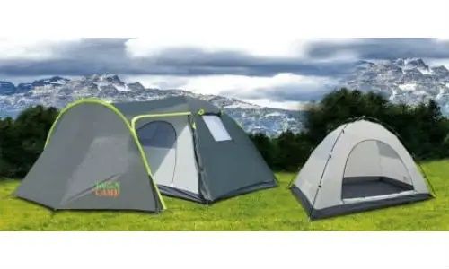 Палатка Green Camp 1009,  4-х местная двухслойная водонепроницаемая