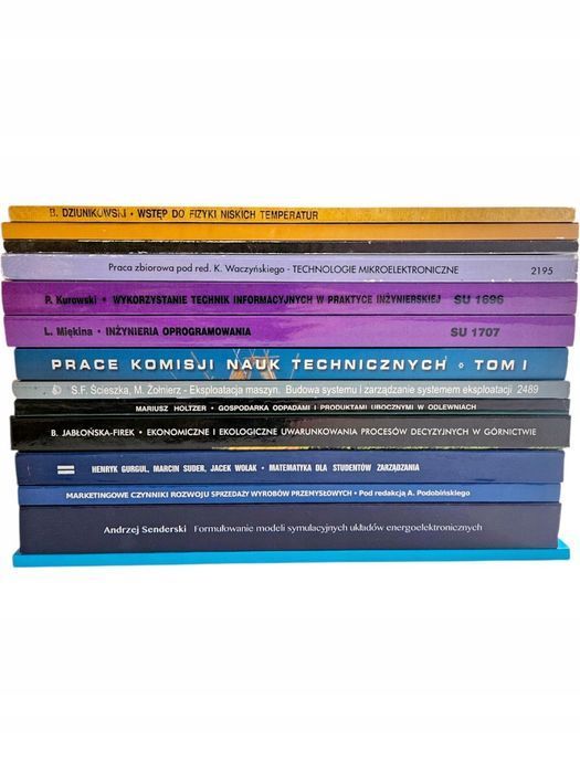 14x Książki Techniczne AGH Informatyka Górnictwo Elektrotechnika