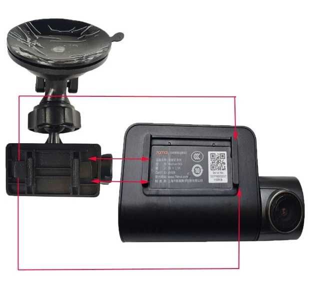 Кріплення відеореєстратора Xiaomi 70Mai Dash  A800/A500S\08/02/05 ‼️