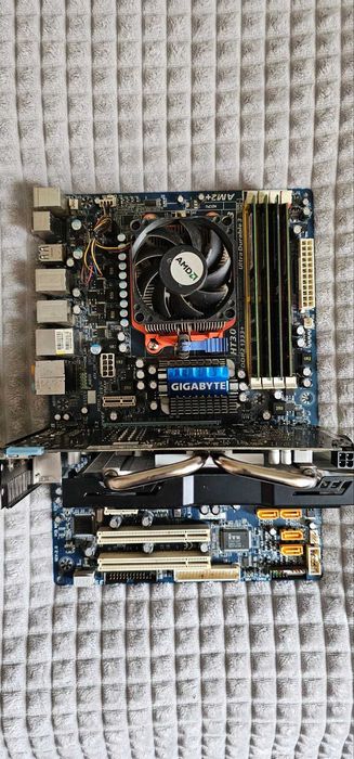 комп'ютерний комплrет, плата gigabyte ga-ma770, відео r9 270 asus
