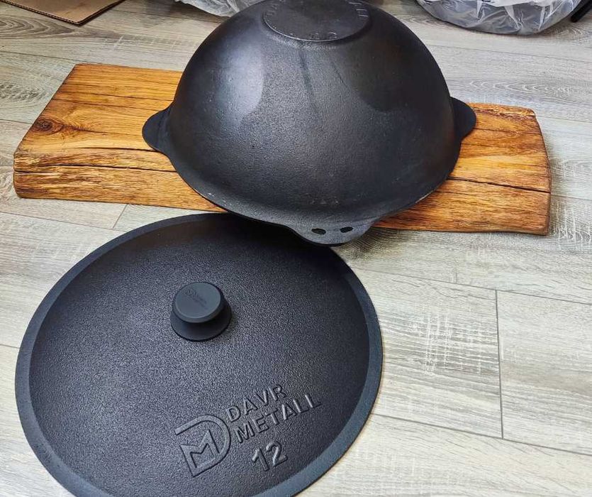 Узбецький чавунний казан Davr Metall 8 - 100 л. чугунный Наманган