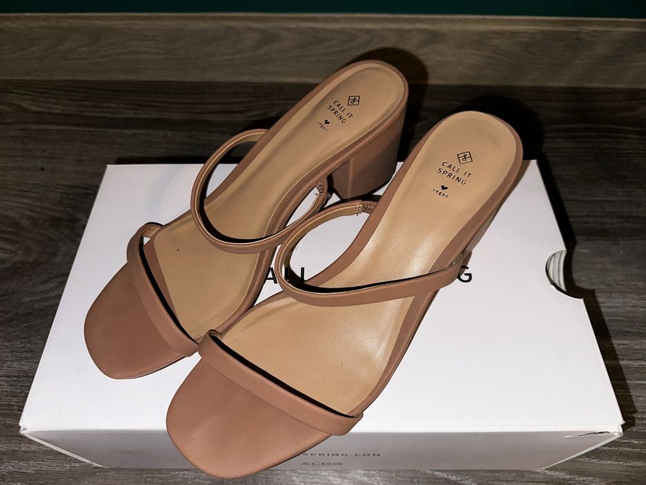 Klapki na obcasie Call it spring roz. 38