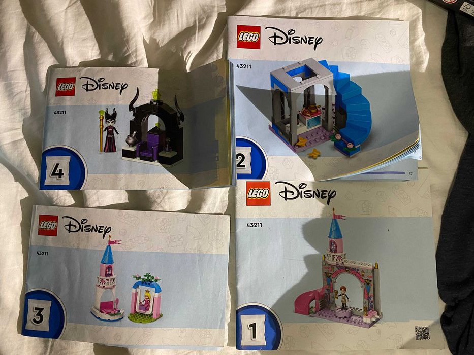 Pudełko po - LEGO 43211 Disney Princess Zamek Aurory + instrukcje