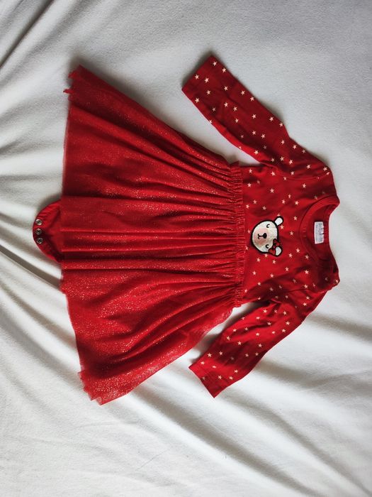 Sukienka z body czerwona 74