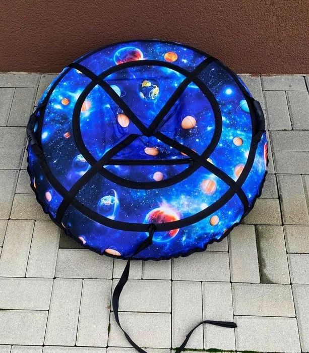 Тюбінг З КАМЕРОЮ санки плюшка зимовий таблетка тюбинг надувний