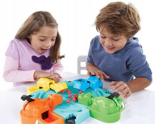 Gra Zręcznościowa Rodzinna Hungry Hippo Głodne Hipcie Hipopotam Dla 4
