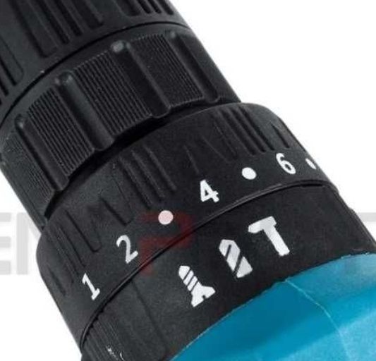 Aparafusadora c/ 2 Baterias, Mala e Acessórios