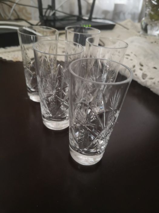 Рюмки, стакани кришталеві      .