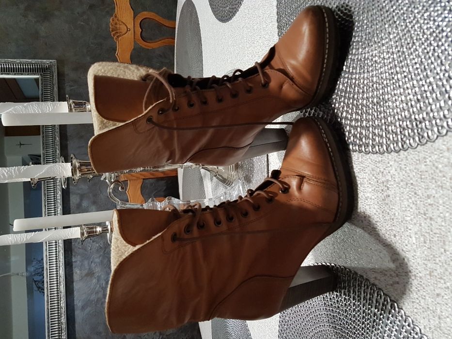 Buty damskie 37 kozaki z korzuszkiem